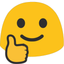 Emoji blobthumbsup