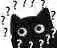Emoji gblackcat_many_many_question