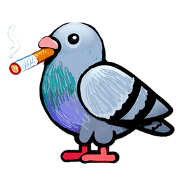 Emoji PomboFumante