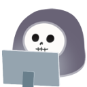 Emoji blobBone_confy_computer