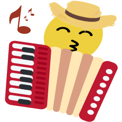 Emoji sanfoneiro
